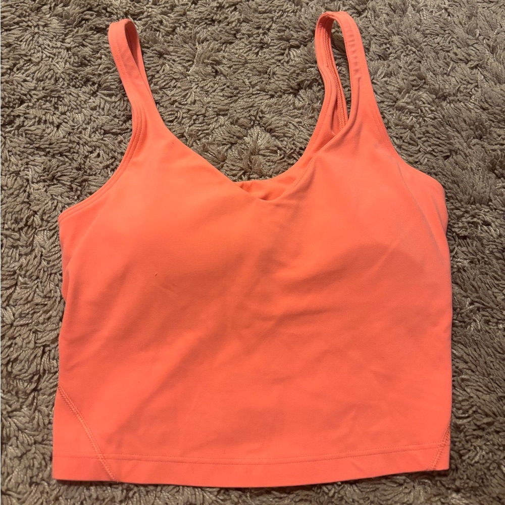 Coral Lululemon Align Tank